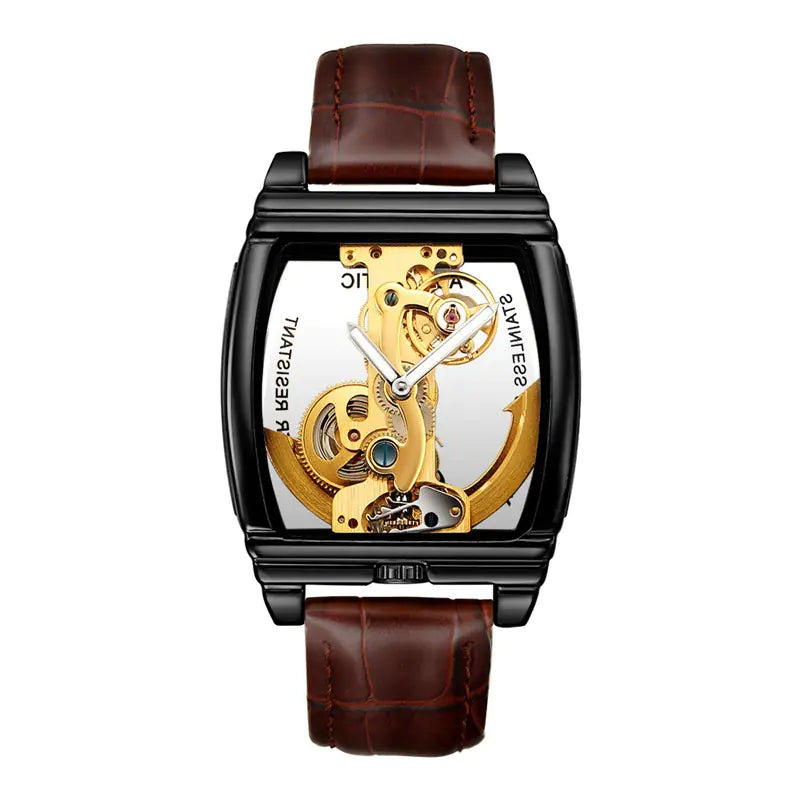 SHENHUA Fashion Dual-Sided Transparent Automatic Watch