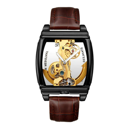 SHENHUA Fashion Dual-Sided Transparent Automatic Watch