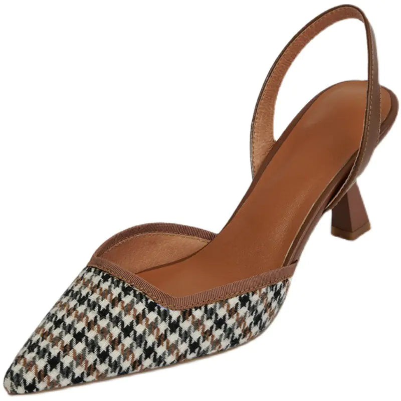 Escarpins vintage à bout pointu pour femme