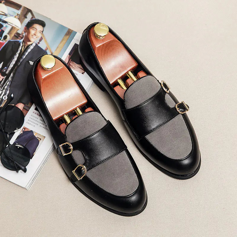 Men's Trendy Leather Hairstylist Shoes