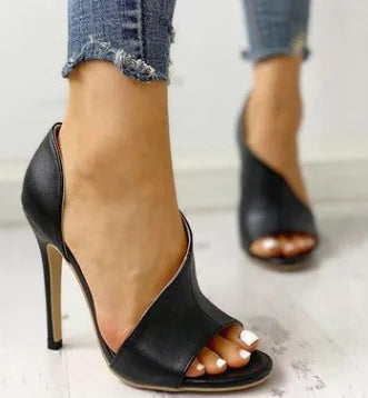 Chaussures à talons ouvertes pour femmes