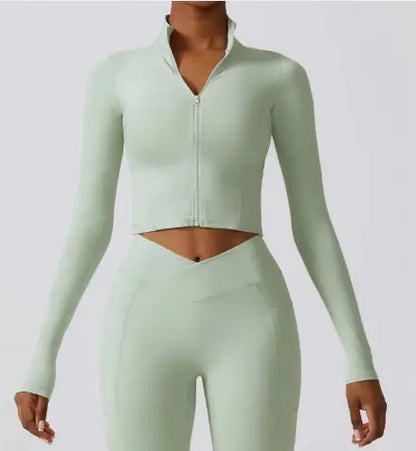 Veste de yoga à manches longues