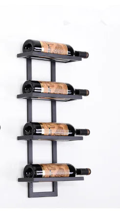 Modern Wall-mounted Iron Wine Holder