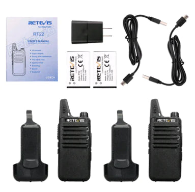 Mini Talkie-Walkie RT22 pour Hôtels et Voyages
