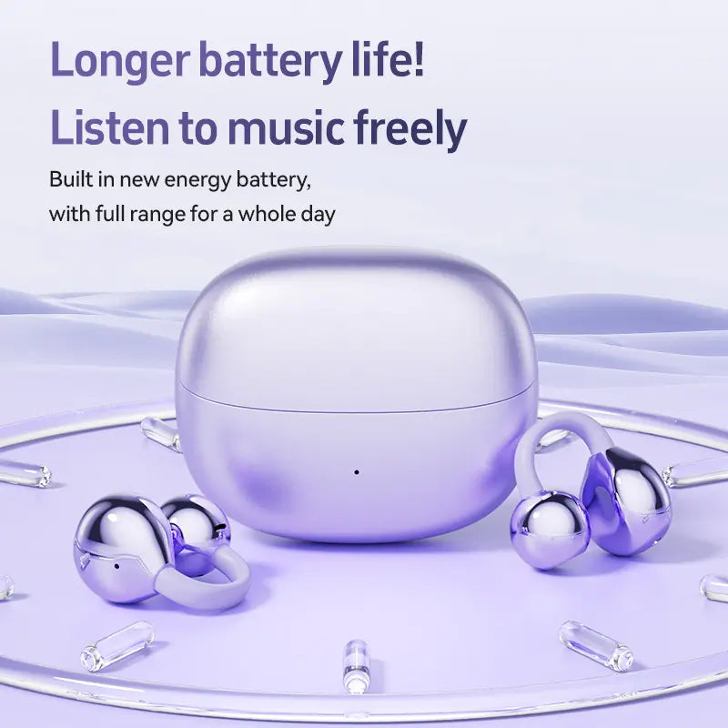 M108 Casque Bluetooth à clip d'oreille longue autonomie