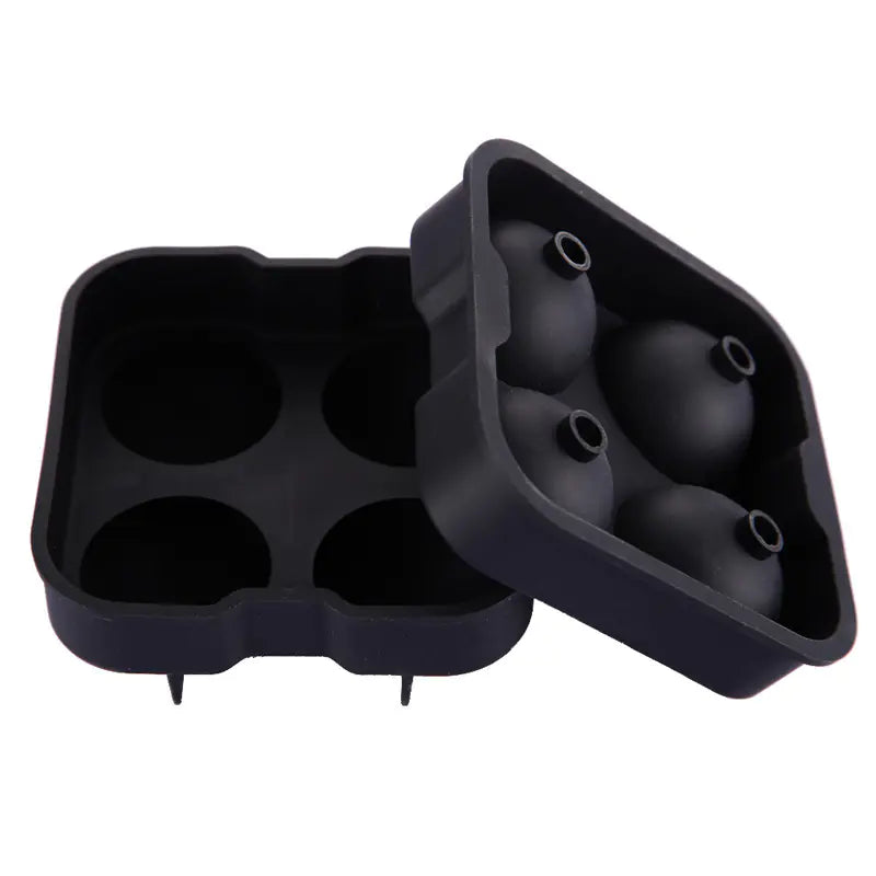 Moule à glaçons sphériques 4 cavités en silicone