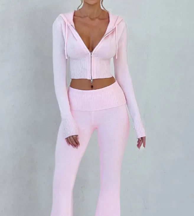 Ensemble décontracté hoodie et pantalon slim fit