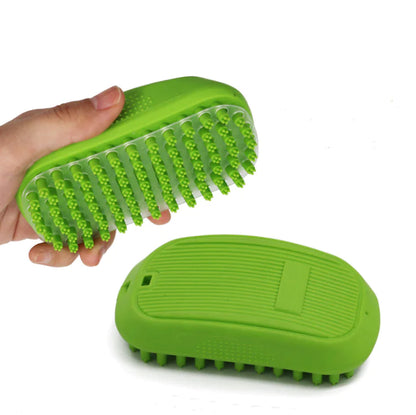 Brosse de Massage Nettoyante pour Animaux de Compagnie - Outil de Nettoyage