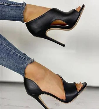 Chaussures à talons ouvertes pour femmes