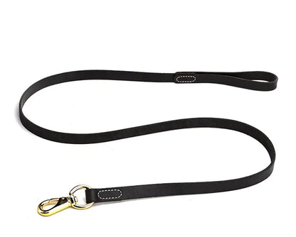WalkPro Collection - Cowhide Dog Leash for Medium to Large Breeds