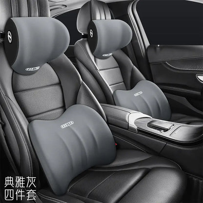 Coussin de soutien lombaire et cervical en mousse à mémoire de forme pour voiture