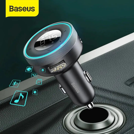 Baseus MP3 차량용 블루투스 충전기 5.0V/3.4A USB