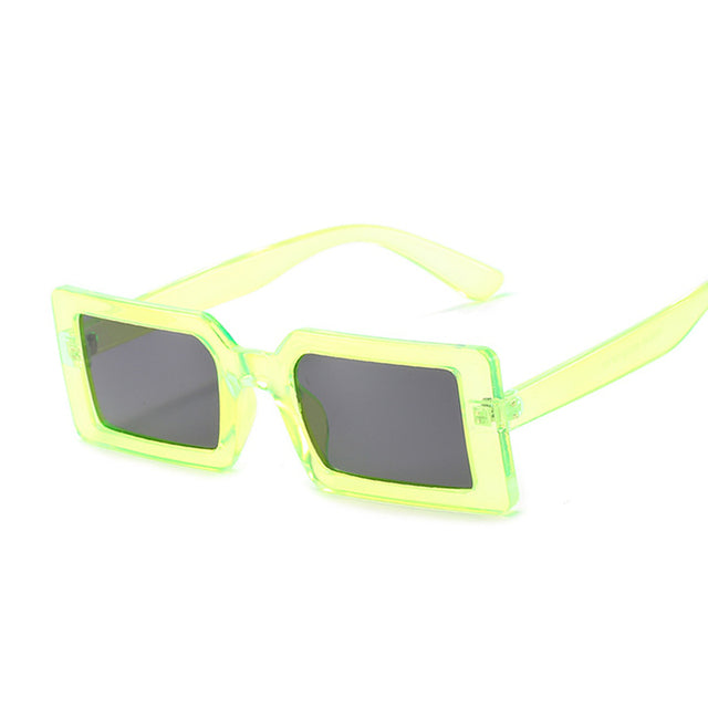 Small Rectangular Retro Designer Women's Sunglasses