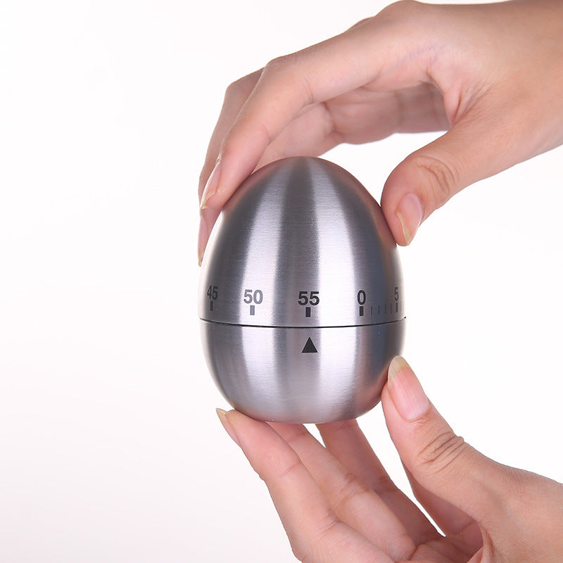 Stainless Steel Egg Timer - Kitchen Countdown Reminder