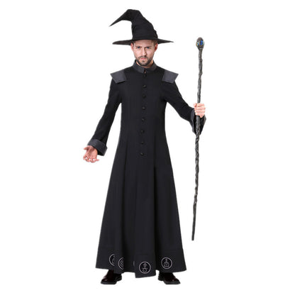 Halloween Witch Earl Wizard Masquerade Party Costume