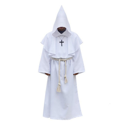 Medieval Priest Robe for Halloween Cosplay Costume