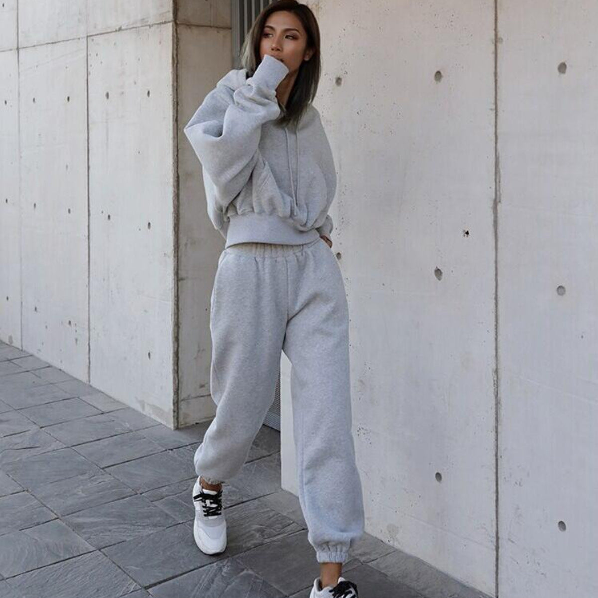 Women's Casual Hoodie and Tracksuit Set