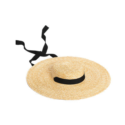 여성용 엑스트라 라지 밀짚 썬캡 (비치 모자)