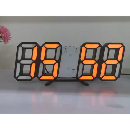 모던 3D LED 디지털 벽시계