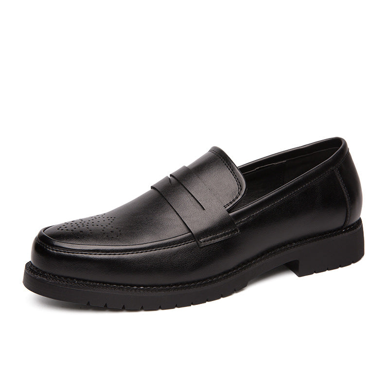 Chaussures en cuir décontractées pour hommes en grandes pointures
