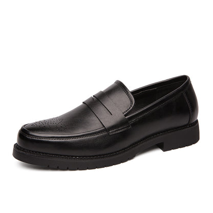 Chaussures en cuir décontractées pour hommes en grandes pointures