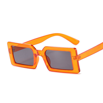 Small Rectangular Retro Designer Women's Sunglasses