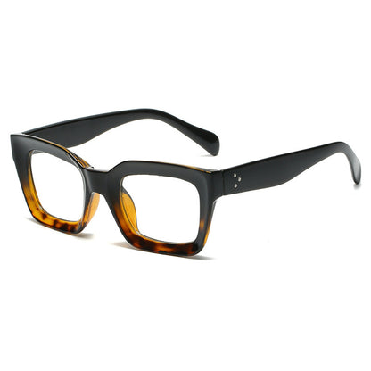 Lunettes de soleil tendance rétro à monture carrée pour l'extérieur