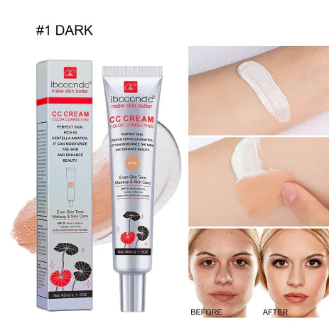 Fond de teint crème CC hydratant Centella Asiatica