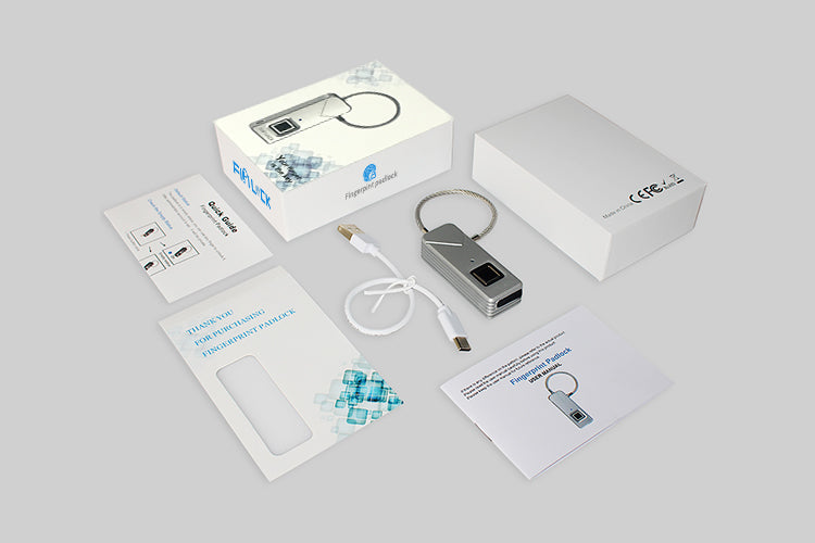Mini-cadenas portable à empreinte digitale pour sacs et armoires haut de gamme
