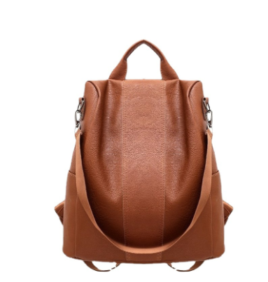 Anti-Theft Leather Backpack (One Set)