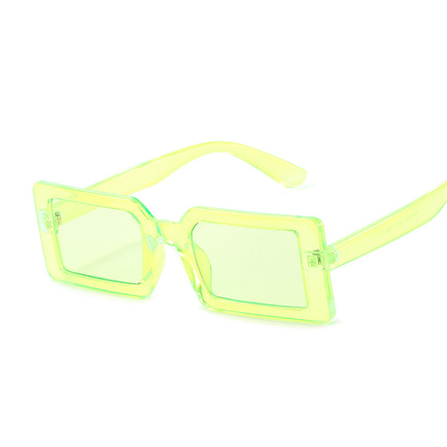 Small Rectangular Retro Designer Women's Sunglasses