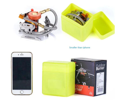 Portable Camping Stove with Windproof Burner
