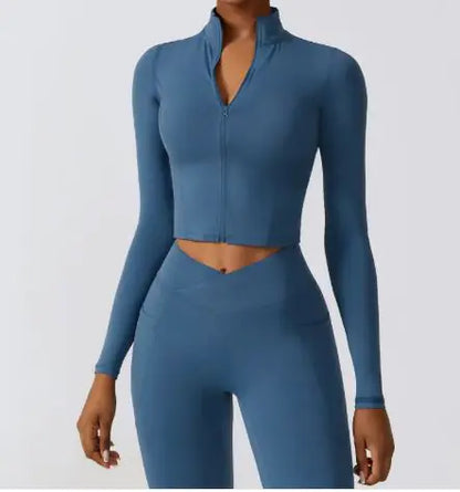 Veste de yoga à manches longues