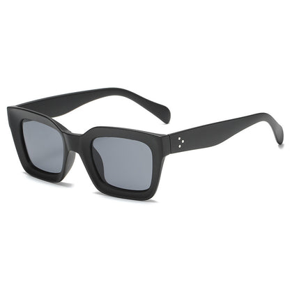 Lunettes de soleil tendance rétro à monture carrée pour l'extérieur