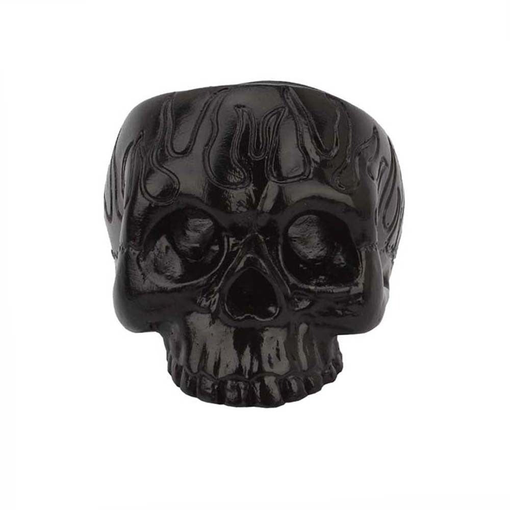 Creative Black Skull Candlestick Resin Decorative Crafts