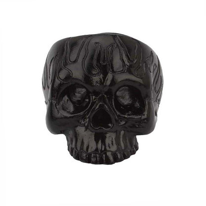 Creative Black Skull Candlestick Resin Decorative Crafts