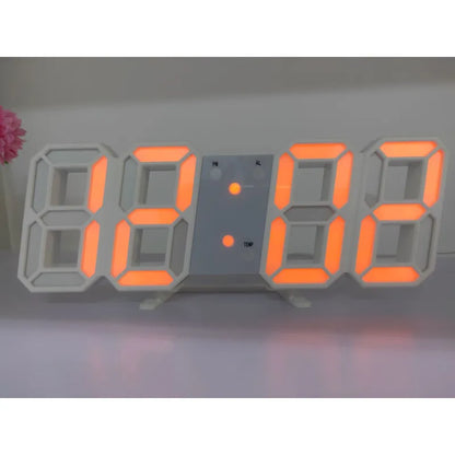 모던 3D LED 디지털 벽시계