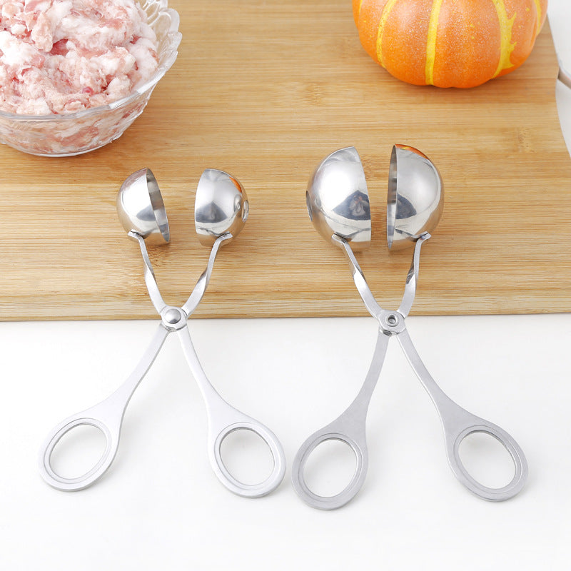 Stainless Steel Meatball Maker Tool for Kitchen Use