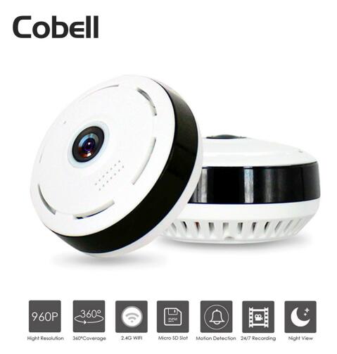 360-Degree Wide Angle 2MP Wireless Security Camera