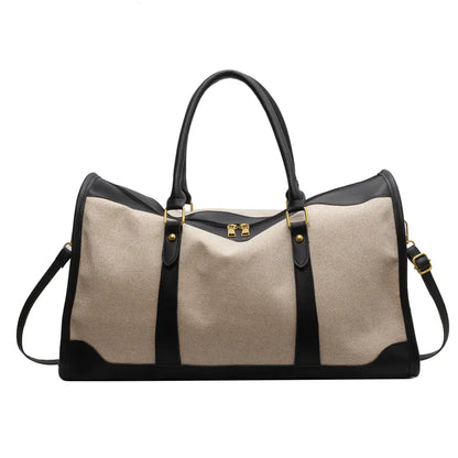 Sac à bandoulière de voyage en toile grande capacité