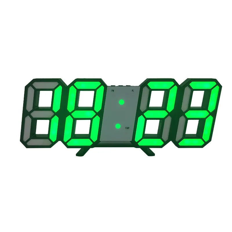 모던 3D LED 디지털 벽시계