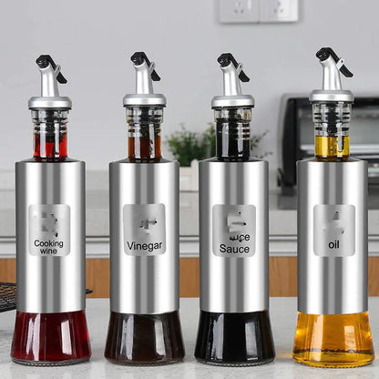Bouteilles de sauce japonaises en acier inoxydable