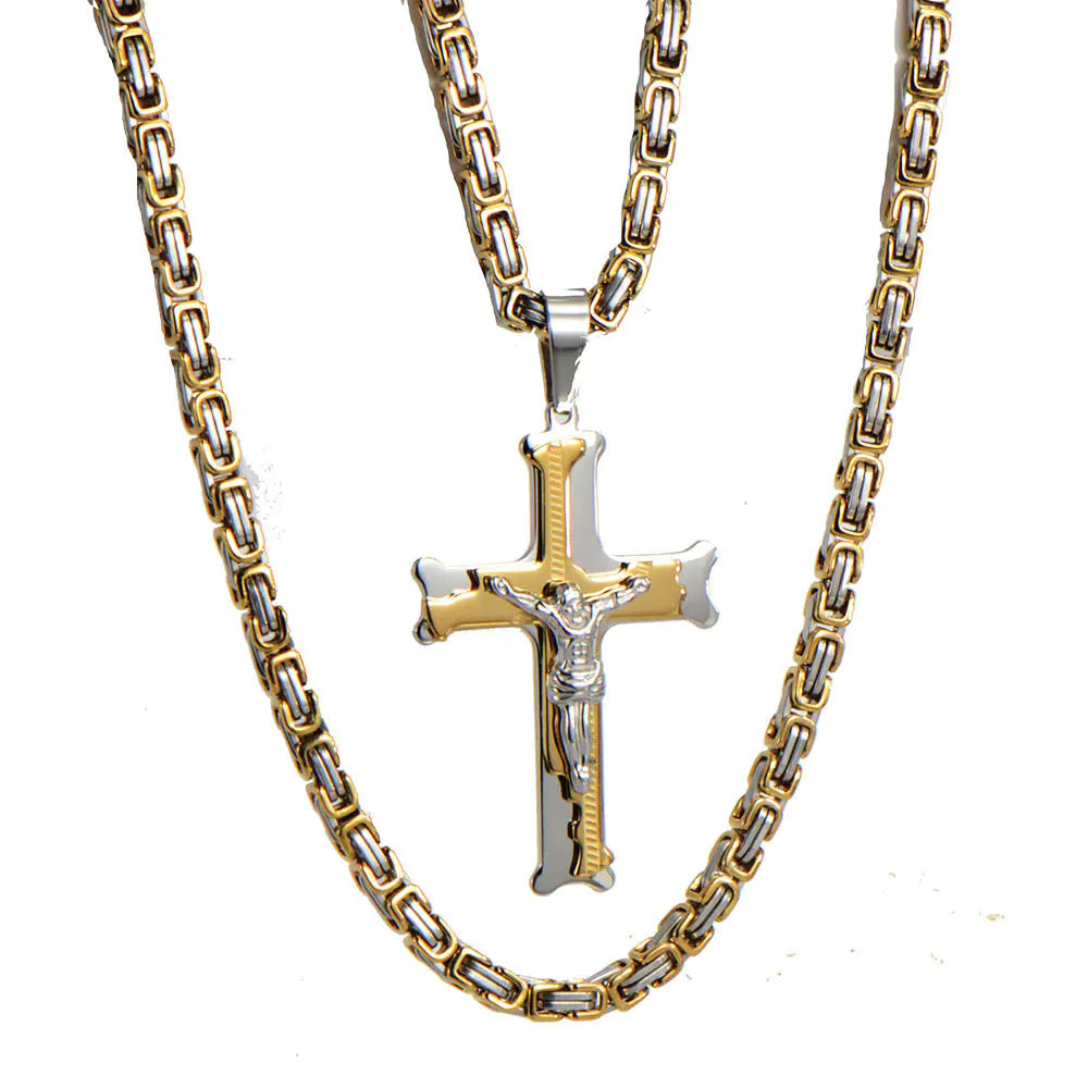 Cross Necklace, Jesus Christ Pendant Style Jewelry