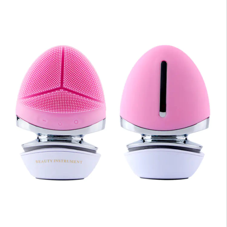 Nouveau dispositif de brosse nettoyante électrique en silicone pour le visage