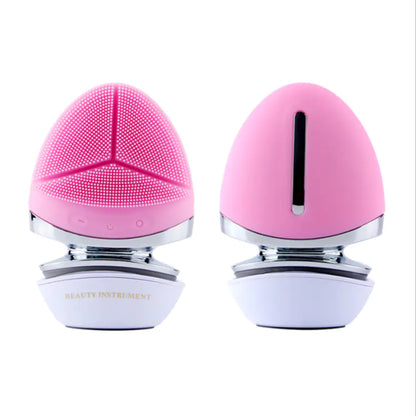 Nouveau dispositif de brosse nettoyante électrique en silicone pour le visage