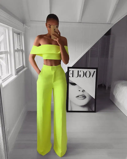 Ensemble haut et pantalon pour femme