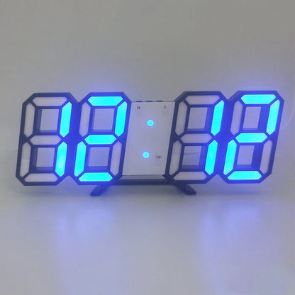 모던 3D LED 디지털 벽시계