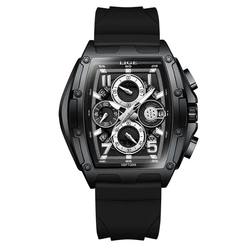 Men's Waterproof Multi-Functional Sports Watch by LIGE