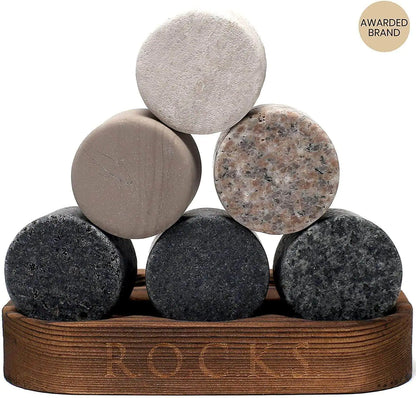 Le Coffret Connoisseur – Glaçons en granit & Verre de dégustation à whisky