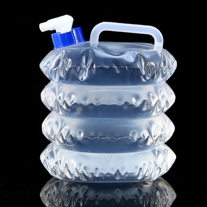 Seau d'eau pliable portable pour le camping et les activités de plein air